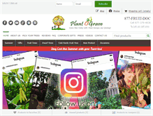 Tablet Screenshot of plantogram.com